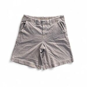 Minimalist Y2K Womens Cotton Neutral Bermuda Shorts